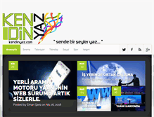 Tablet Screenshot of kendinyaz.com